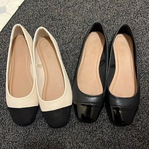 2 pairs of flats